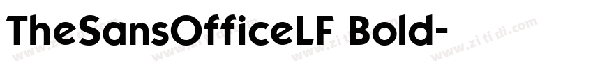 TheSansOfficeLF Bold字体转换